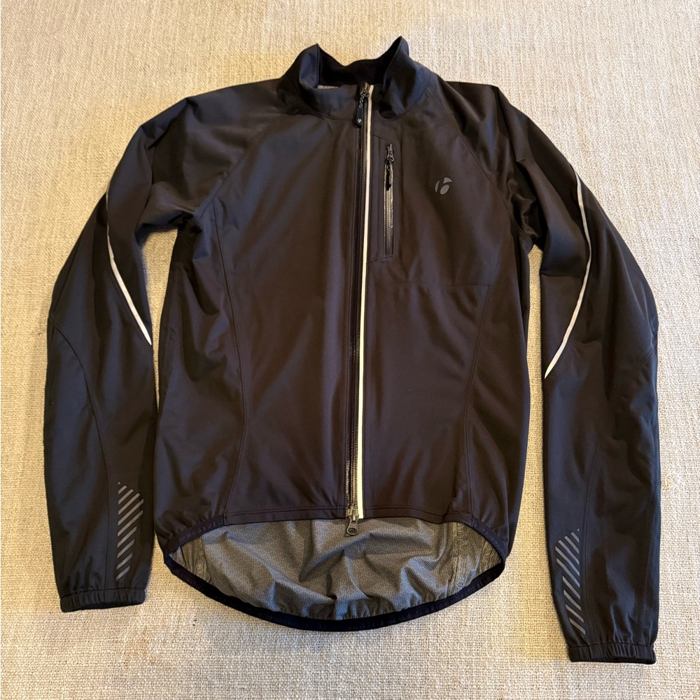 Bontrager Mens Velocis Stormshell Rain Jacket - Small - Black - EUC
